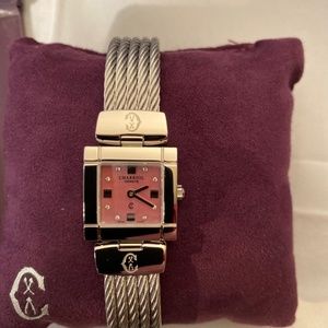 Ladies' Charriol Celtic  Steel Diamond Pink